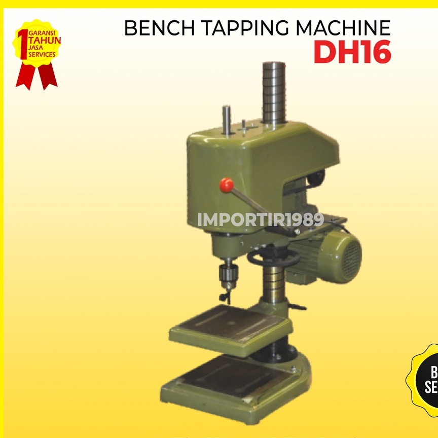 Jual Mesin Bor Duduk Bench Tapping Machine 190x50mm Importir - DH16 ...