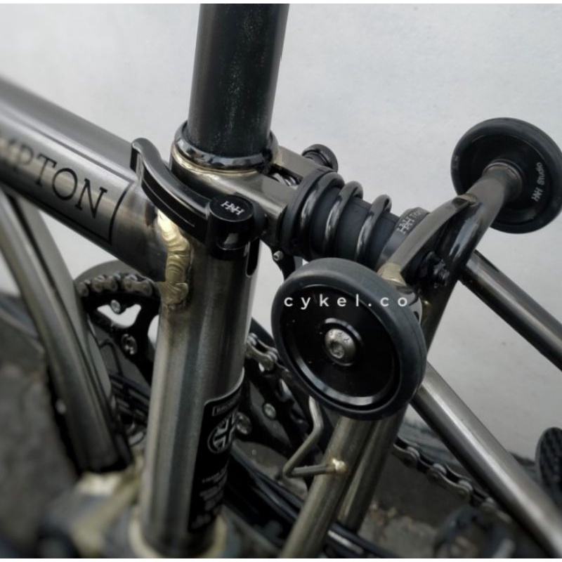 Jual H H titanium suspension elastomer rainbow black multicolor for brompton Shopee Indonesia