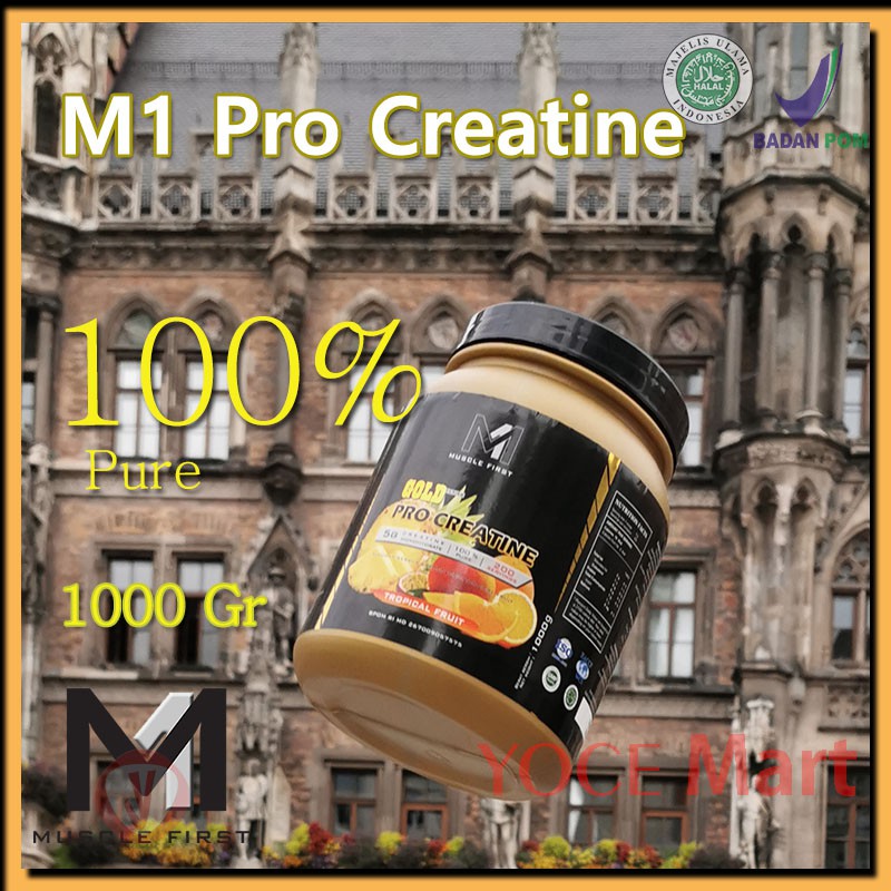 Jual M1 PRO CREATINE Muscle First 1000 Gr 1 Kg | Shopee Indonesia