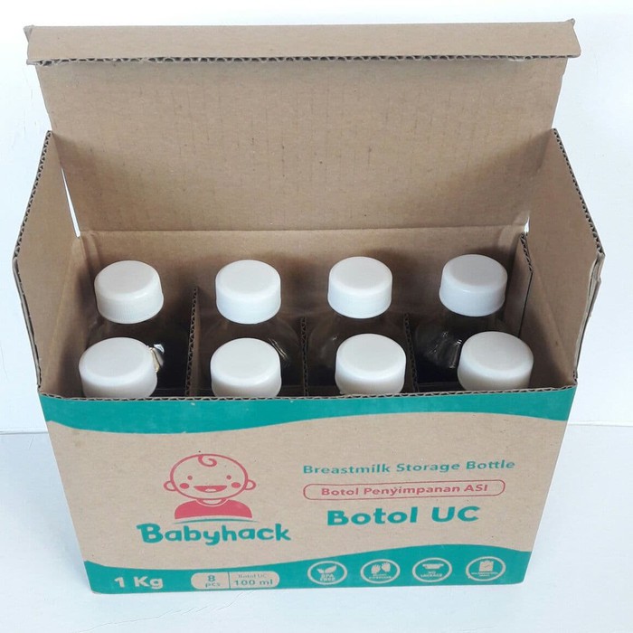 Jual Botol Asi Uc-1000 / Botol Kaca Uc 1000 isi 8pc | Shopee Indonesia