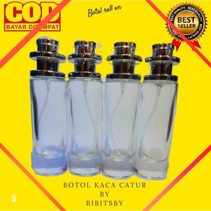 Jual Botol Kaca Model Catur ( Botol Parfum 20ml & 30ml ) | Shopee Indonesia