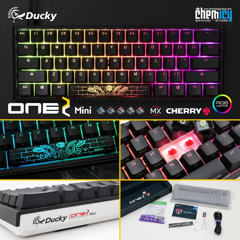 Jual Ducky One 2 Mini RGB LED 60% Mechanical Gaming Keyboard | Shopee ...