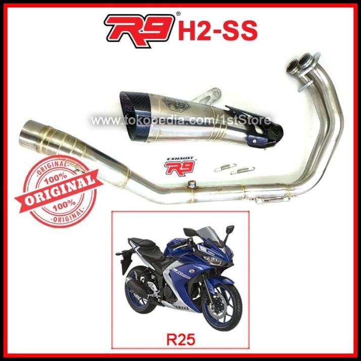 Jual Original R9 New H2 Ss Yamaha R25 R 25 Mt25 Knalpot Racing Ori Asli ...