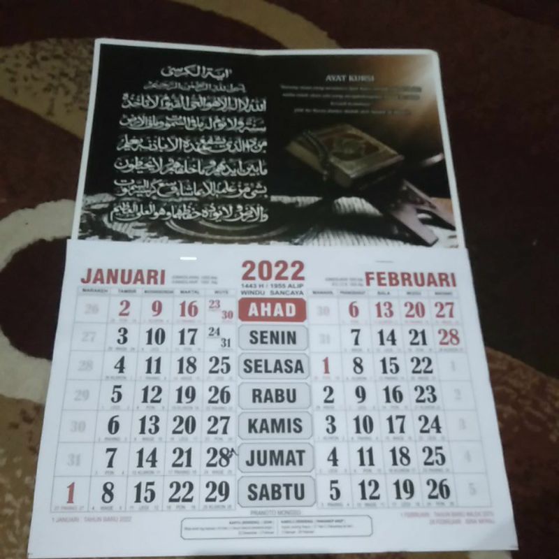 Jual KALENDER tahun 2022 | Shopee Indonesia