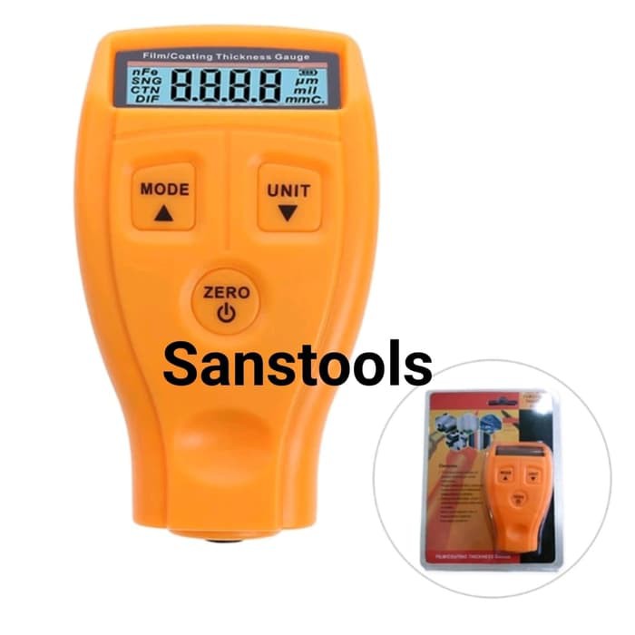 Jual Film coating paint thickness gauge alat ukur ketebalan cat besi ...