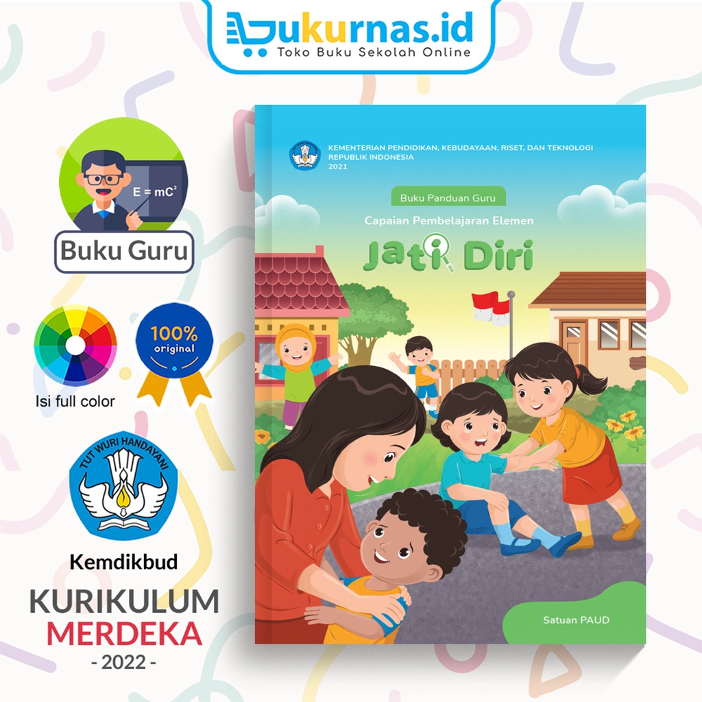 Jual Buku Panduan Guru Paud Capaian Pembelajaran Elemen Jati Diri K Merdeka Shopee Indonesia 9985