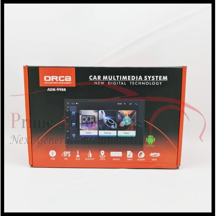 Jual Car Multimedia Head Unit Tv Android Orca Adr9988 Orange 7 Inchi