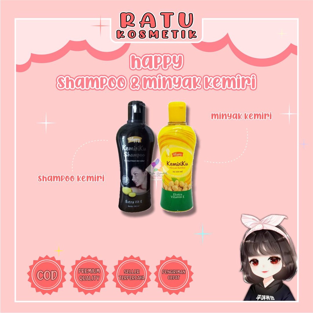 Jual RATU Happy KemiriKu Shampoo Extra Vit E | Sampo & Minyak Kemiri ...