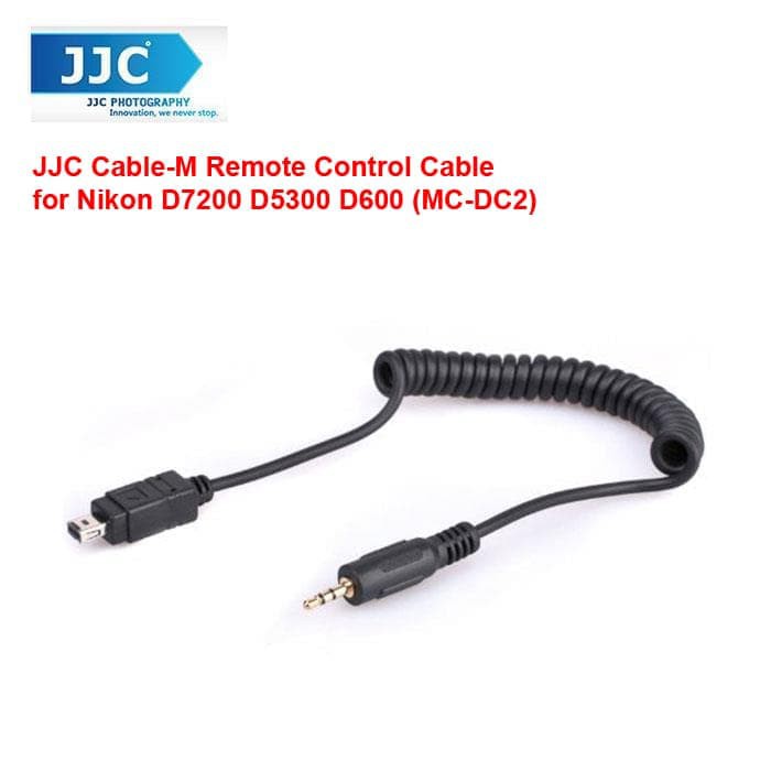 Câble Déclencheur à Distance JJC Pour Nikon Z6/Z7/D780/D750 Et Autres - 90 Cm, Sans Pile, Anti-Secousses - Remplace MC-DC2