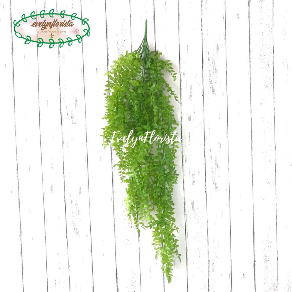 Jual Daun Hias Juntai Pakis Kelabang Artificial Tanaman Rambat Gantung ...