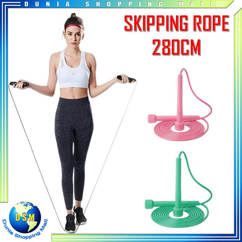 Jual DSM Tali Skipping Pvc 2.8Mtr Jump Rope Lompat Tali 280cm Speed ...