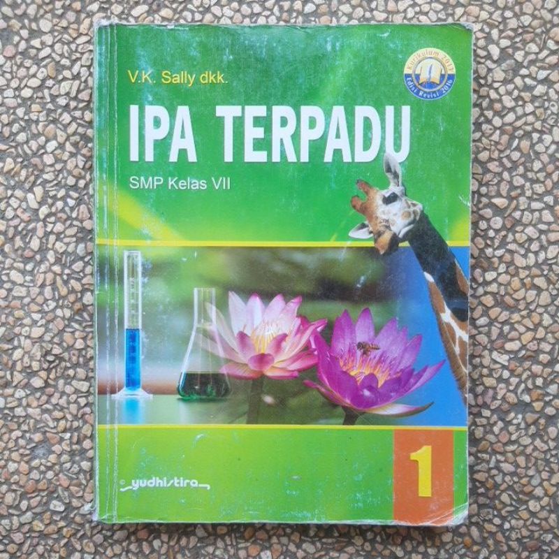 Jual Buku Ipa Terpadu Smp Kelas 7 8 9 Revisi Kurikulum 13 Yudhistira