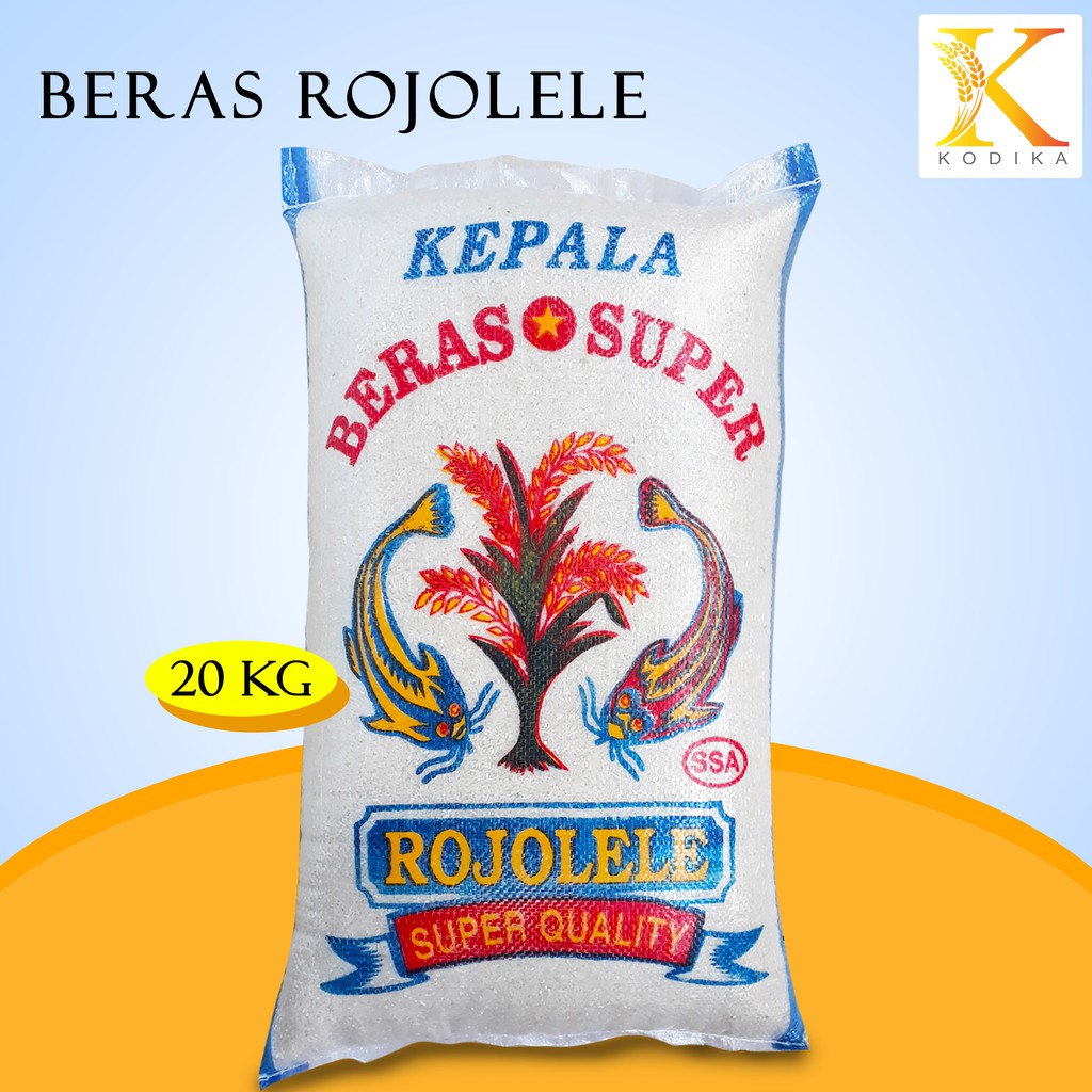 Jual Beras Kg Rojolele Super Cap Kembang Beras Putih Kodika Shopee