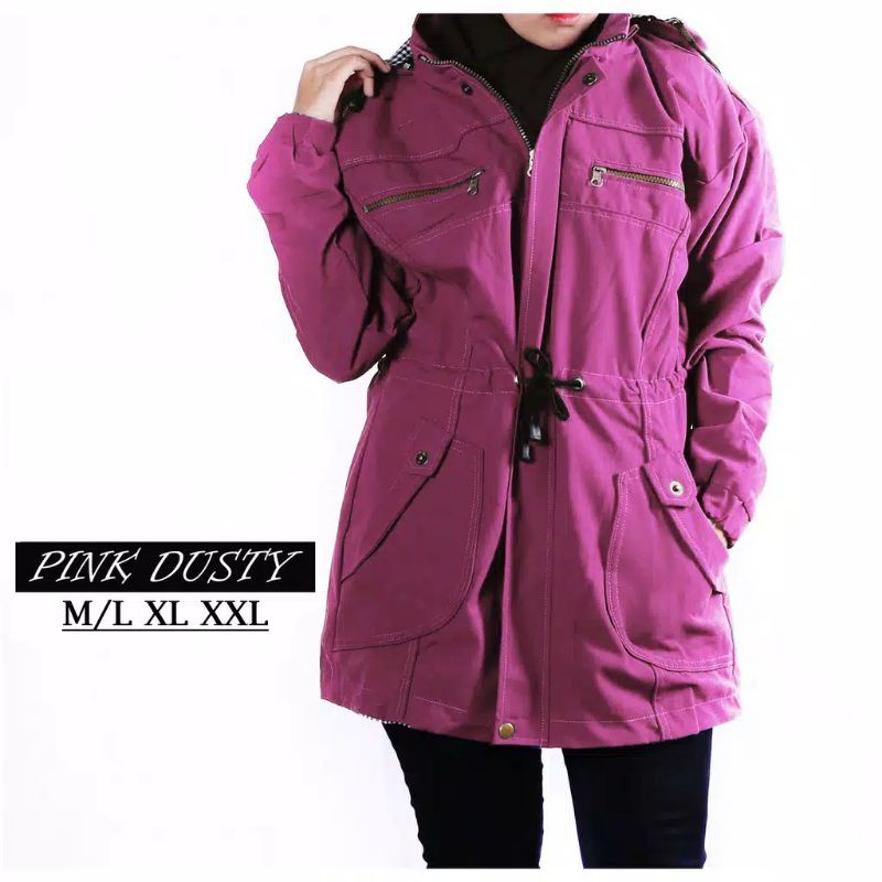 Jual Jaket Parka Cewek/Wanita size M/L/XL/XXL Premium Shopee