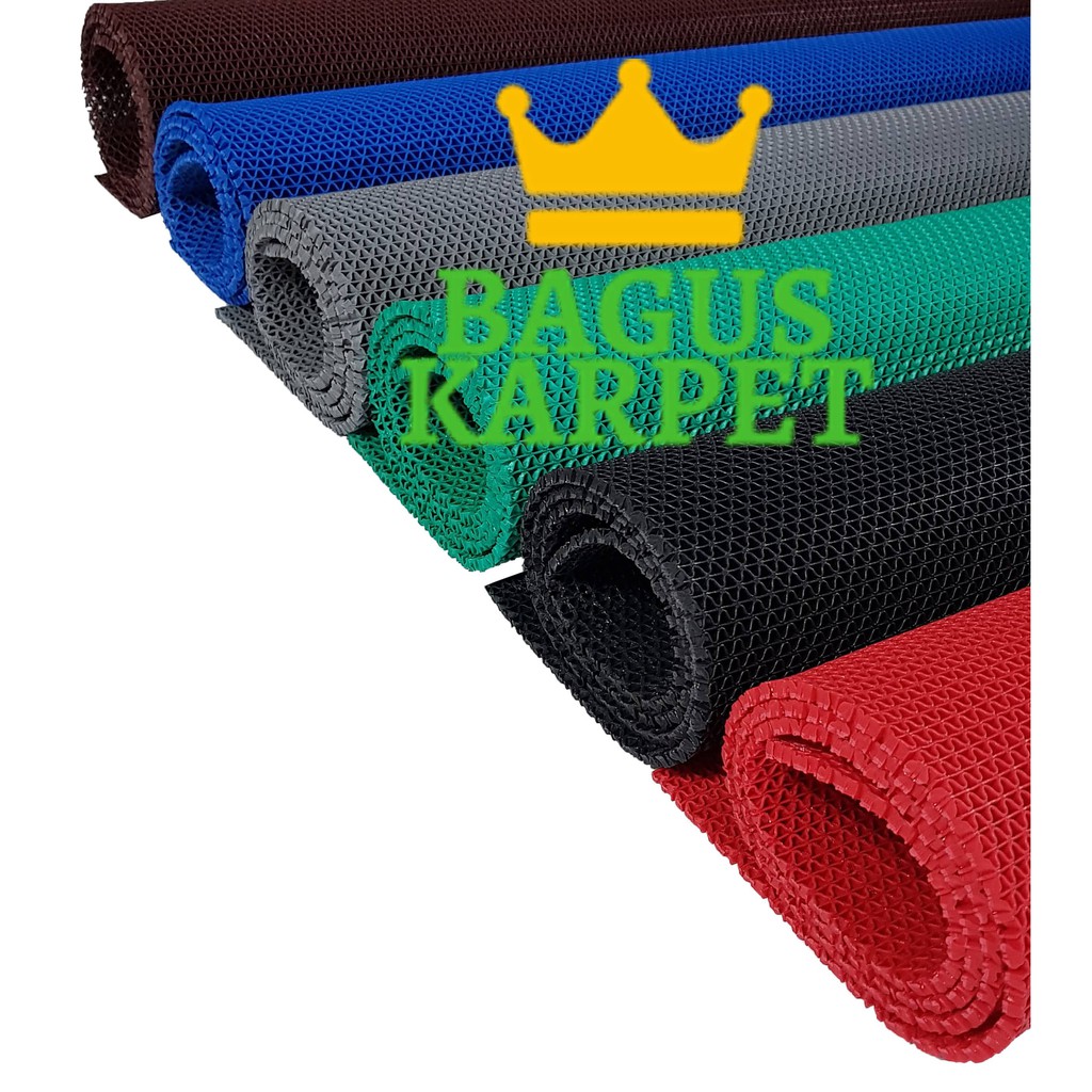 Jual Baguskarpet Karpet Anti Slip Keset Karet Tipe Jaring Meteran Uk Cm X Pjg Mtr Tbl