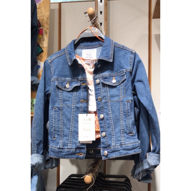 Pull and bear hot sale jacket denim