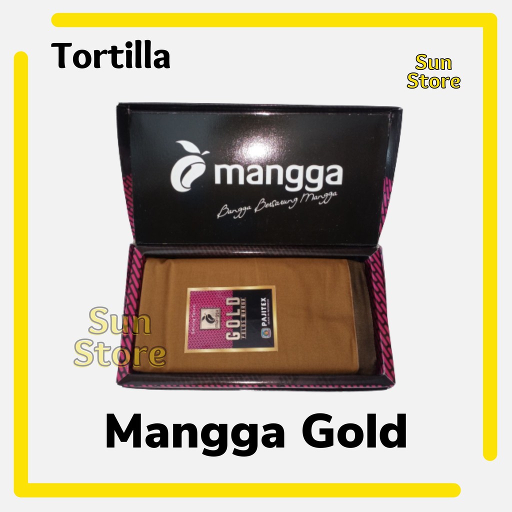 Jual Sarung Tenun Mangga Gold Polos Warna Tortilla Original Premium ...