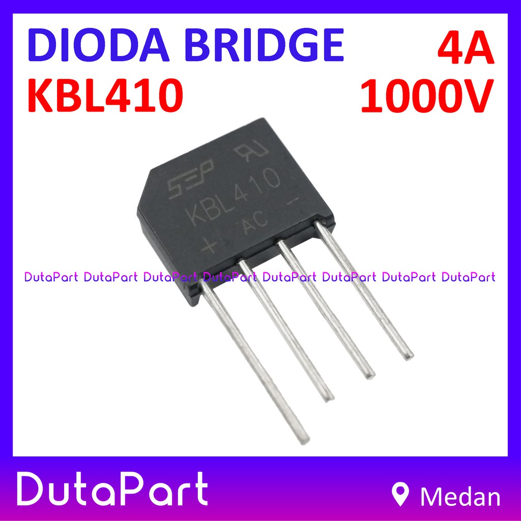 Jual KBL410 4A 1000V Dioda Sisir Jembatan Bridge Rectifier Rangkaian4 ...