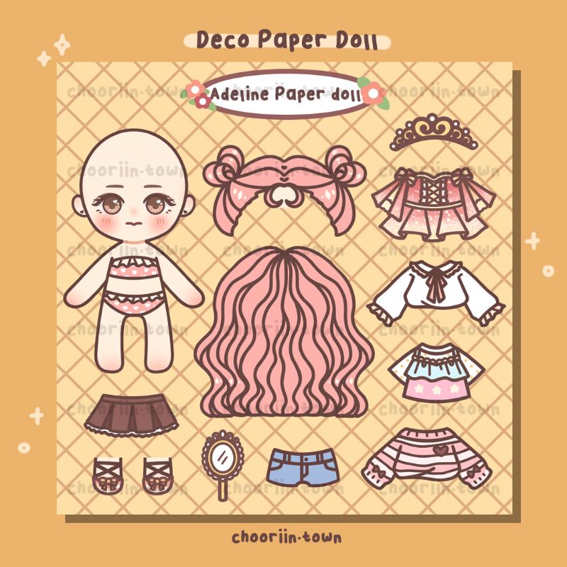 Jual Female Deco Paper Doll Mainan Jadul Bongkar Pasang Bp Boneka Kertas Shopee Indonesia