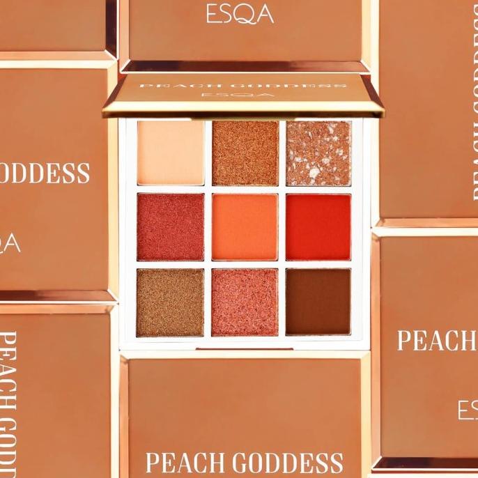Jual Esqa Goddess Eyeshadow Palette Peach Shopee Indonesia