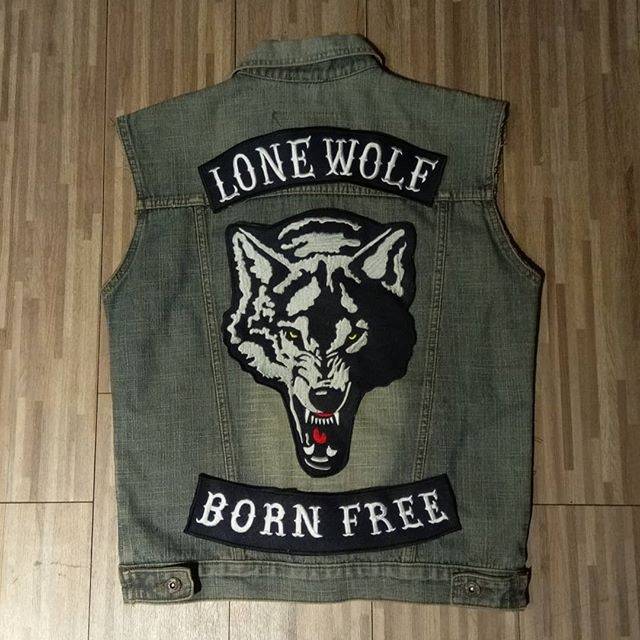 Jual BACKPATCH BORDIR LONEWOLF | Shopee Indonesia