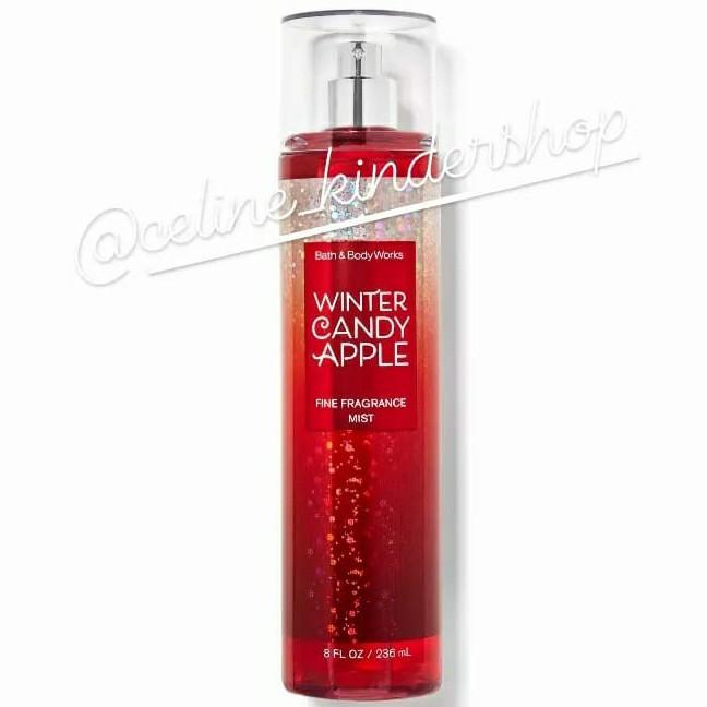 Jual Bath And Body Works Winter Candy Apple Fine Fragrance Mist 236ml Shopee Indonesia