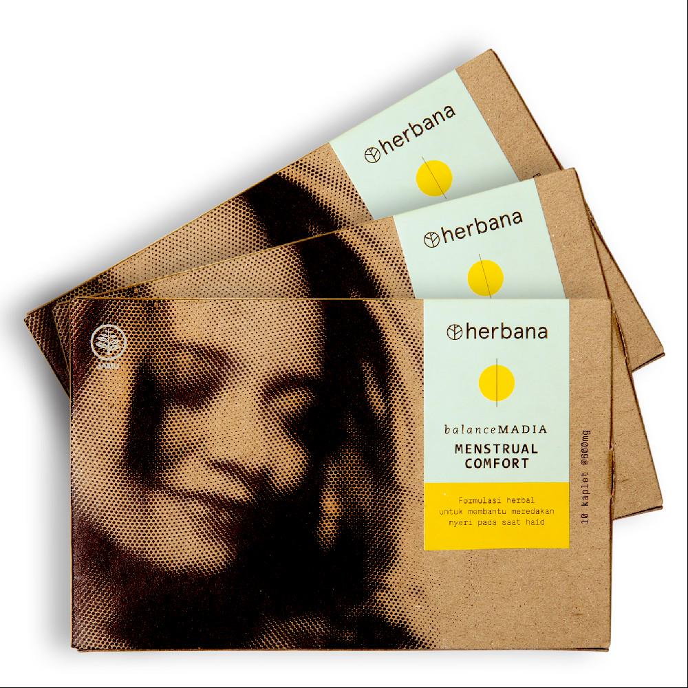 Jual Herbana Balance Madia Menstrual Comfort 3 x 10 Pcs Shopee Indonesia