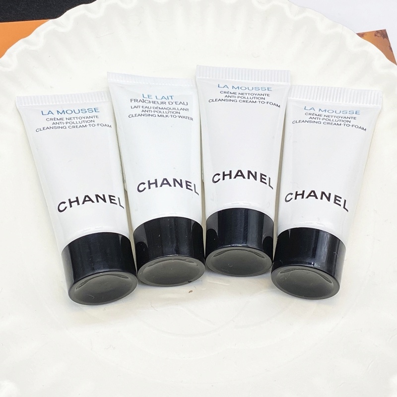 Chanel La Mousse Anti Pollution Cleansing Cream to Foam 5ml Travel Size ORI  Chanel La Mousse Cleanser pembersih wajah Chanel Face Wash
