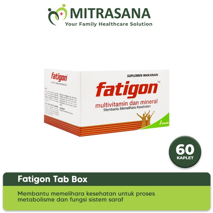 Jual Fatigon Tab Box - 15 Kaplet - Membantu Memenuhi Kebutuhan ...