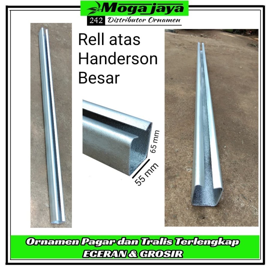 Jual rell handerson atas rell pintu garasi pintu lipat BESAR 1 meter ...