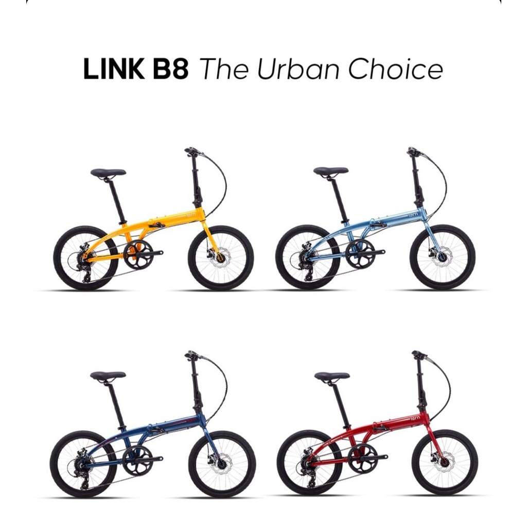 Jual Sepeda Lipat Folding BIke TERN LINK B8 | Shopee Indonesia