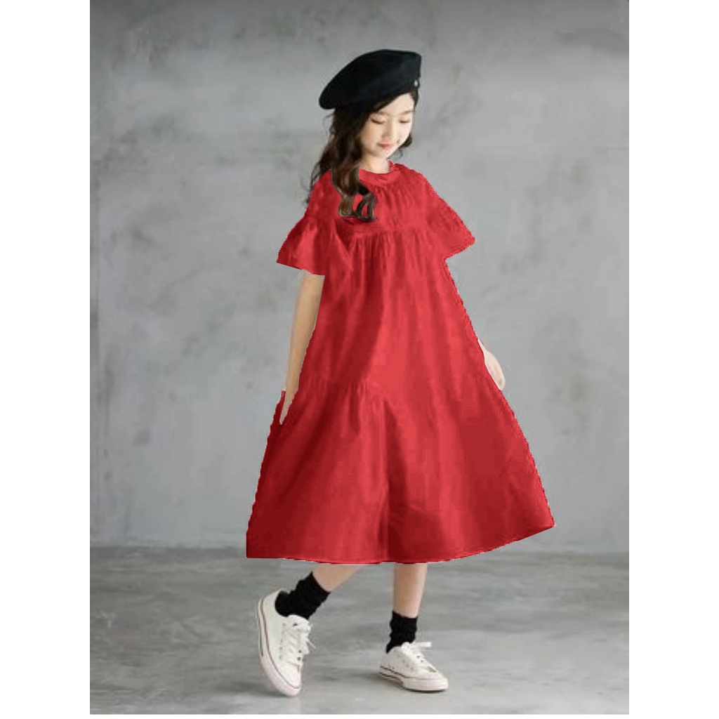 Jual baju natal anak perempuan dress flare pakaian anak perempuan dress anak anak dan dewasa tunik anak anak Shopee Indonesia