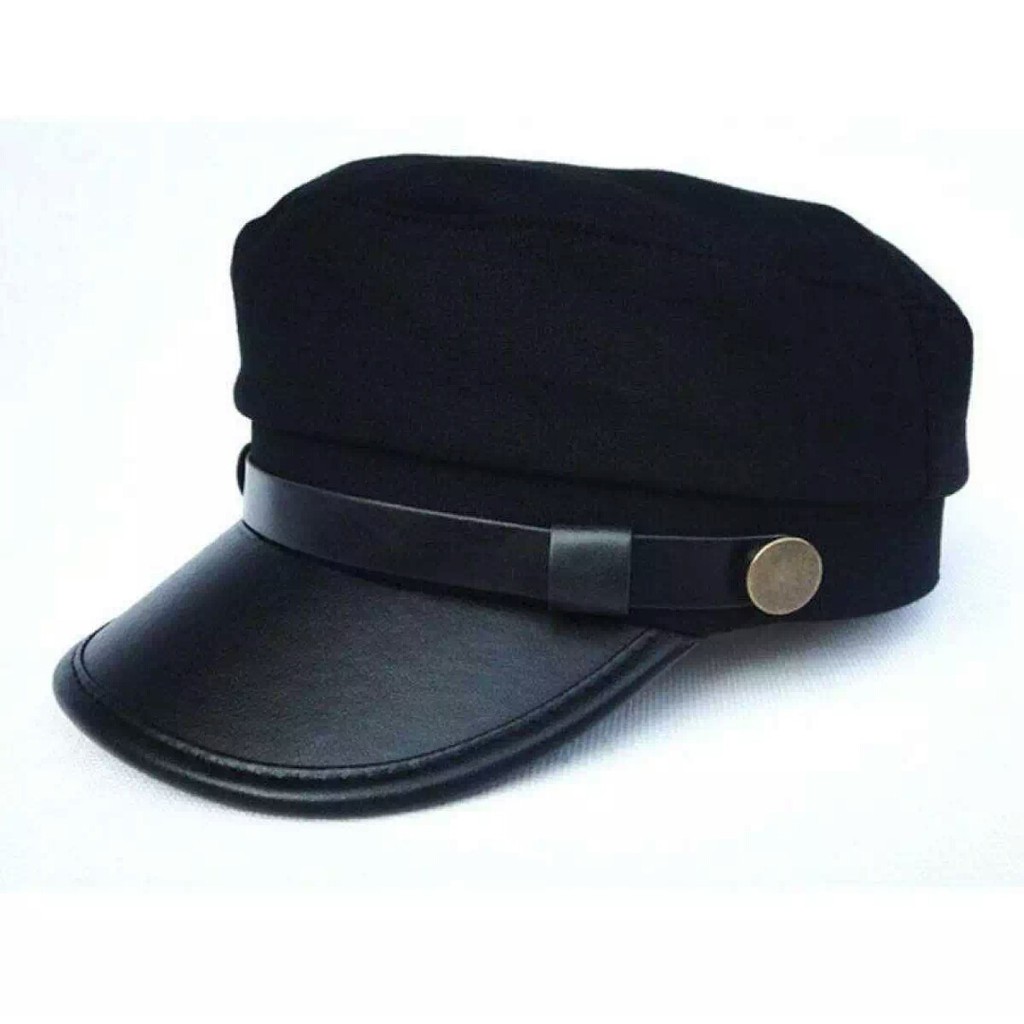 Jual [COD]TOPI DISTRO PRIA/TOPI SAILORMAN ARMY LEATHER CAP CADET ...