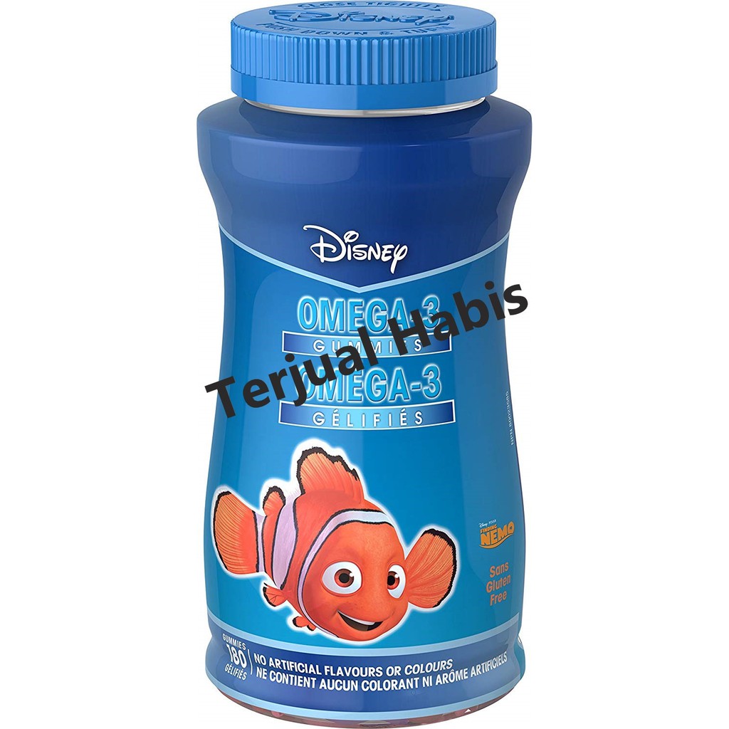 Jual 180 Gummies Omega3 Nature Smart Disney Pixar Finding Nemo