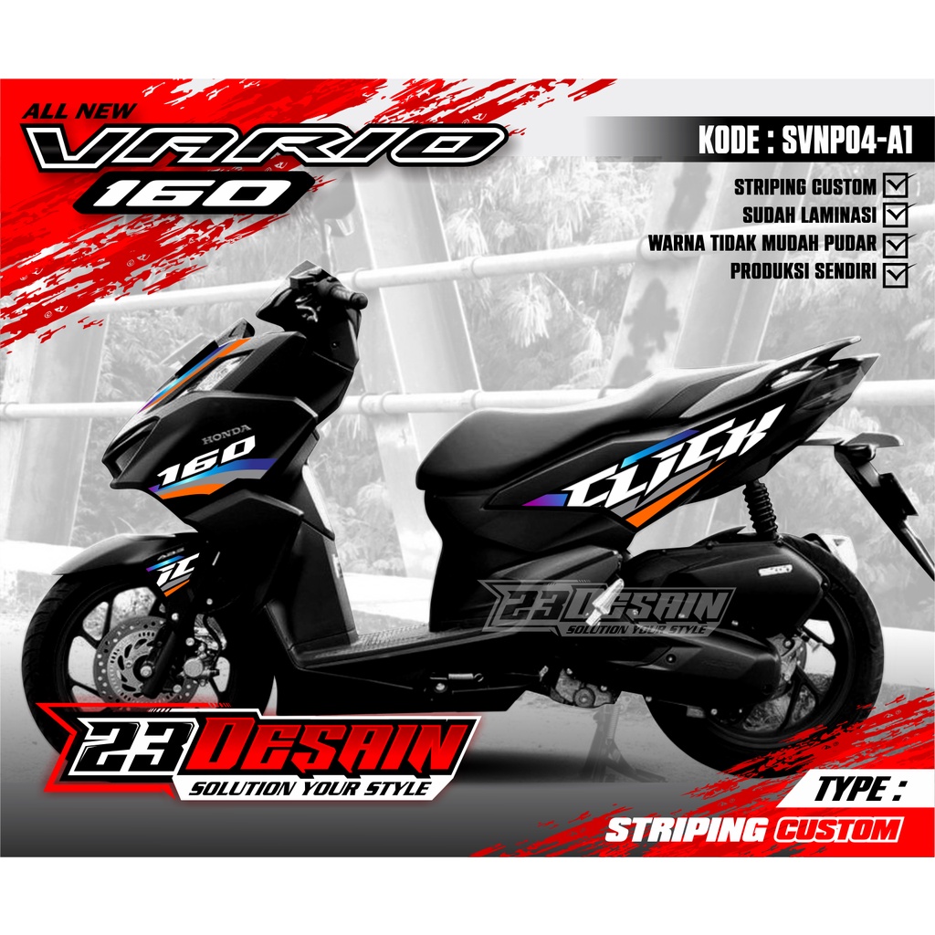 Jual Striping Vario 160 Stiker Vario 160 Cutting Sticker Vario 160 2022