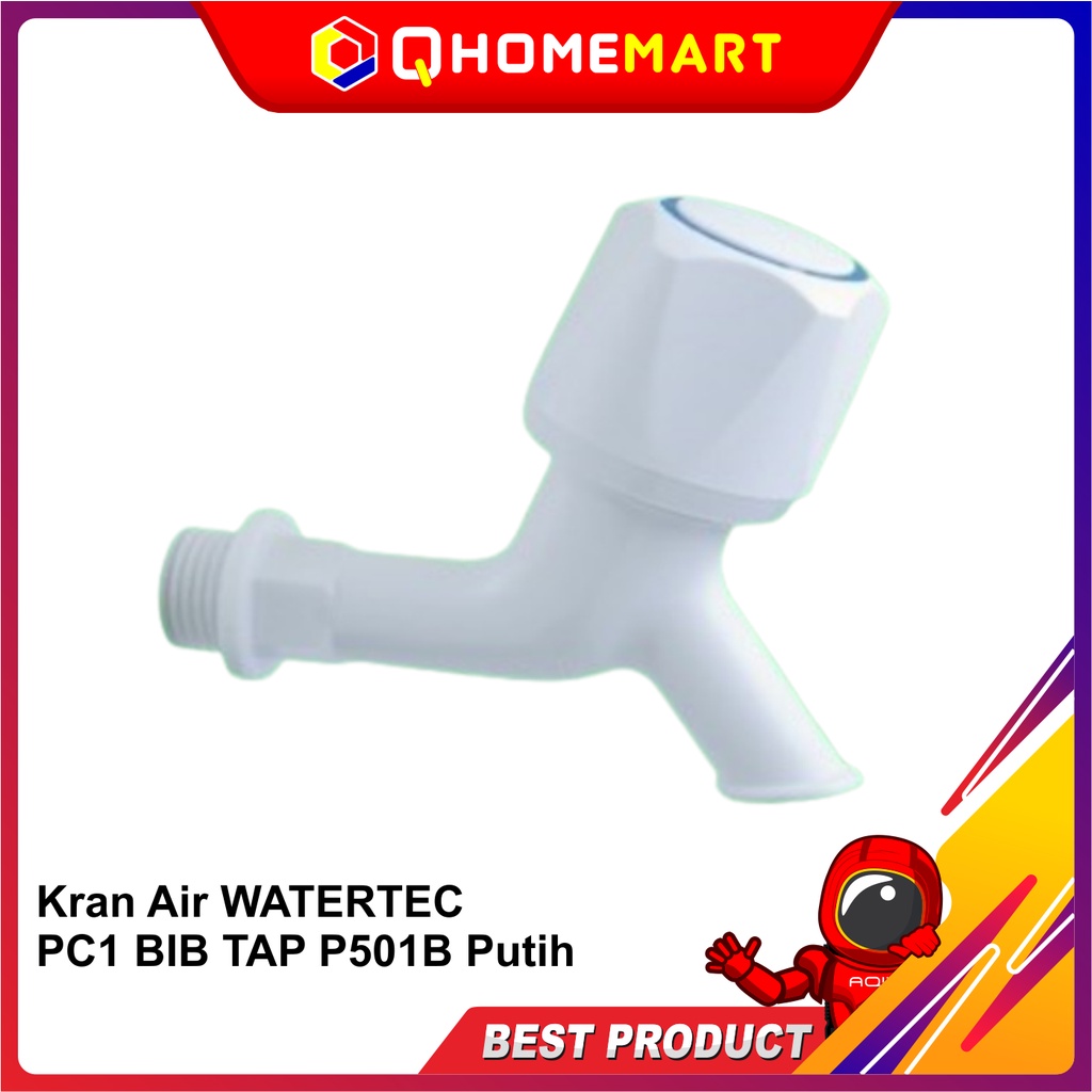 Jual Kran Air Watertec Pc1 Bib Tap P501b Putih Shopee Indonesia 0408