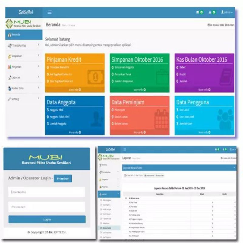 Jual Source Code Aplikasi Simpan Pinjam Koperasi Berbasis Web Software Koperasi Shopee Indonesia 0962
