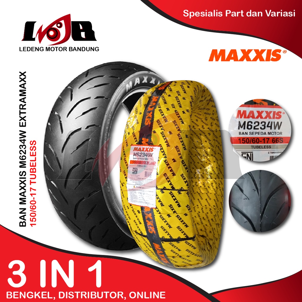 Jual Maxxis 150/60-17 Extramaxx 66S M6234W Ban Belakang Ninja 250 CBR ...