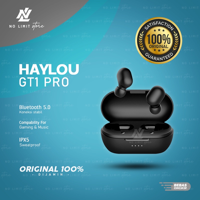 Xiaomi Haylou GT1 Pro ORIGINAL TWS Wireless Earphone Bluetooth 5.0