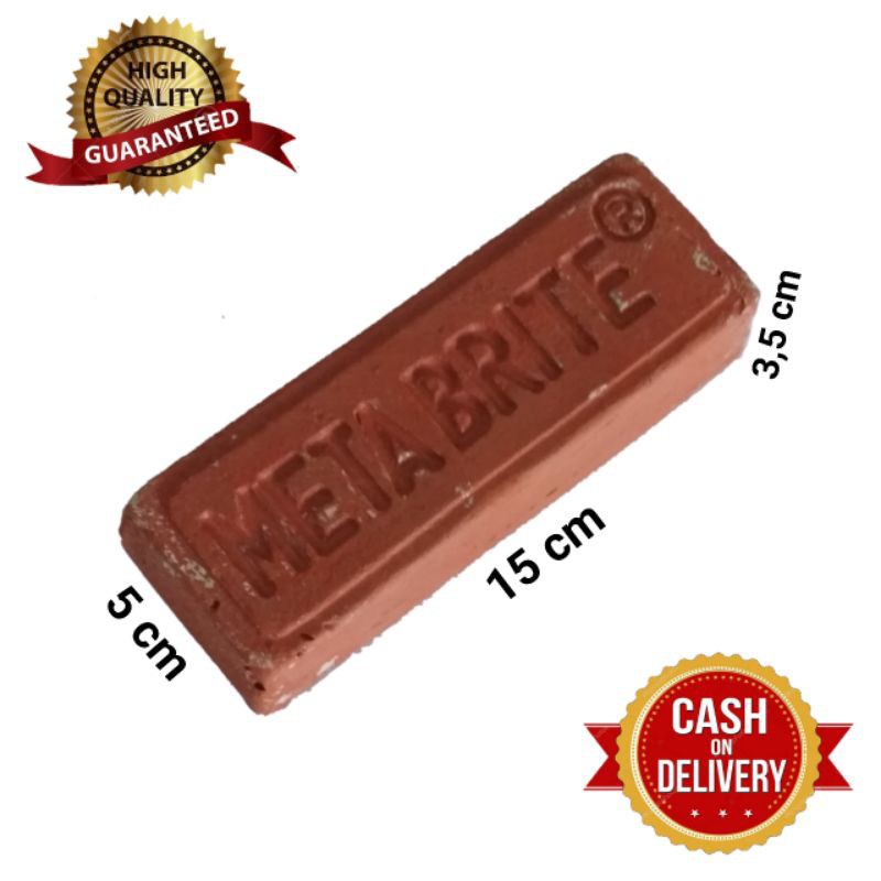 Jual Metabrite metal polish compound batu merah langsol | Shopee Indonesia