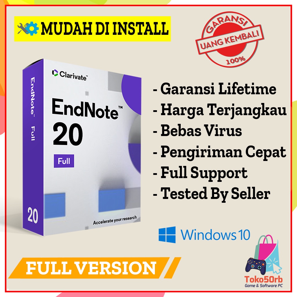 Jual EndNote 20 Full Version [WIN] | Shopee Indonesia