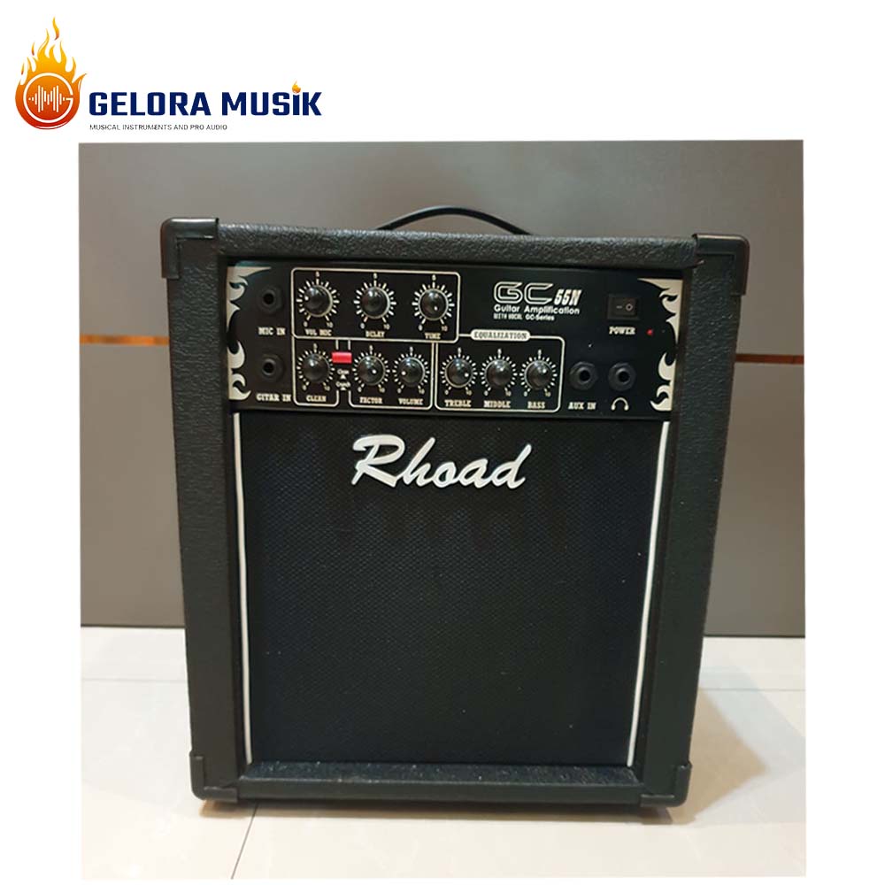 Jual Ampli Gitar Rhoad Cabinet GC 55N (+mic Input) | Shopee Indonesia