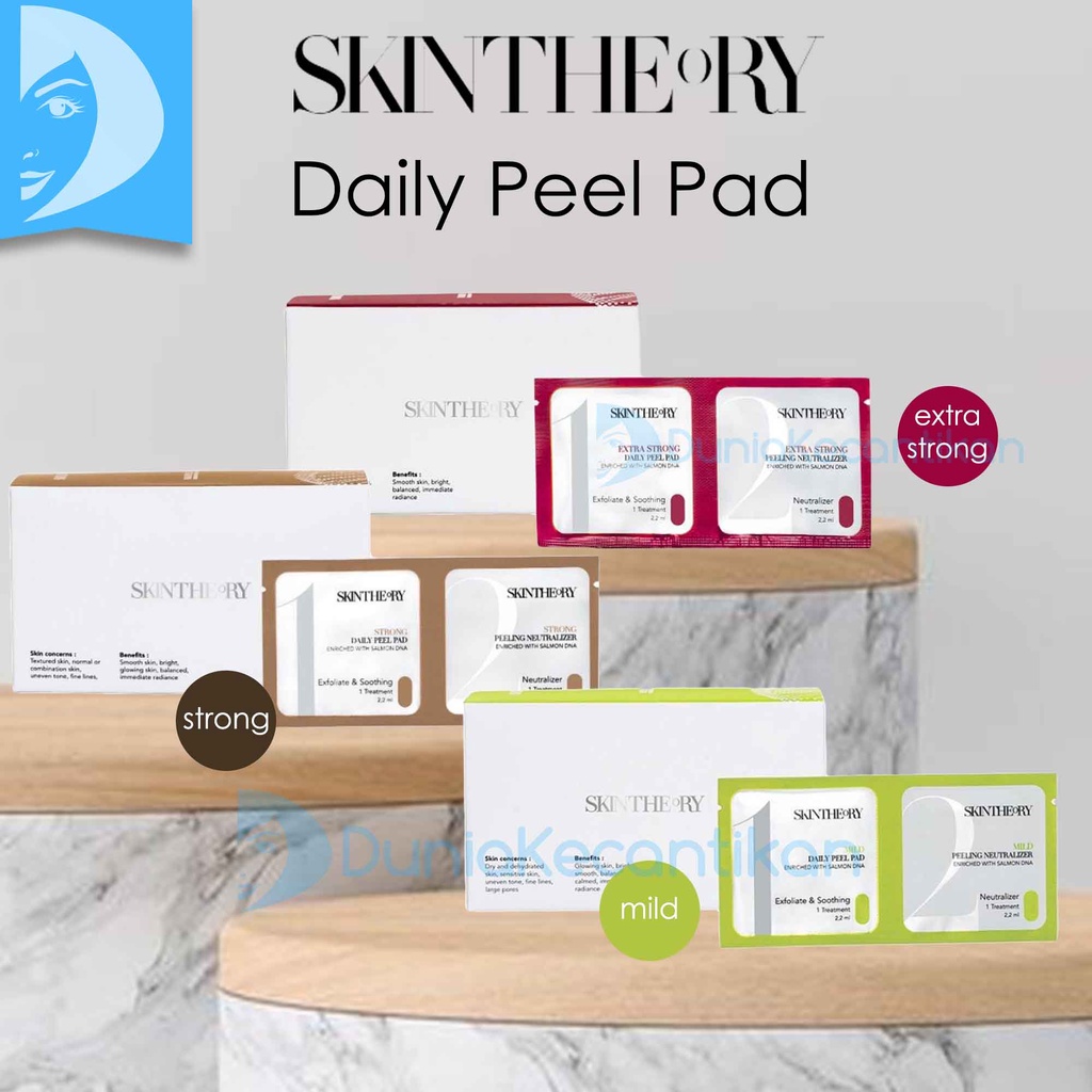 Jual Skin Theory Daily Peel Pad Mild / Strong / Extra Strong Enriched