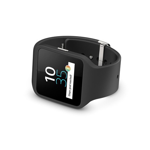 Jual Sony SmartWatch 3 SWR50 Rubber Strap Hitam Shopee Indonesia