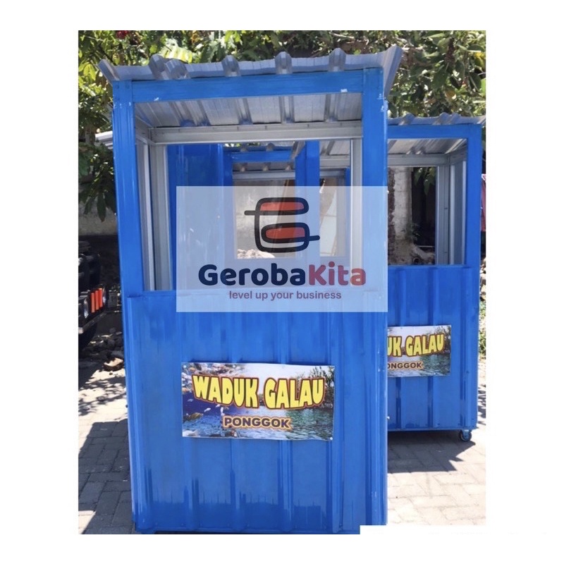 Jual Booth Kontainer Murah / Booth Minimalis Murah/ Gerobak Kontainer ...