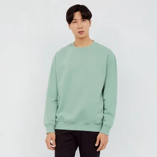 M231 Sweater Crewneck Panjang Sage Green 2198C