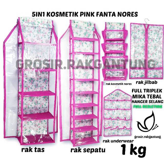 Jual In Paket Rak Dinding Gantung Set Rak Tas Sepatu Gantungan