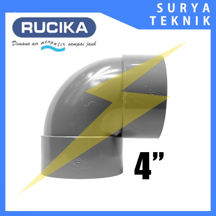 Jual Sambungan Pipa Rucika Knee Knie D Dl Inch Elbow D Inch Pvc