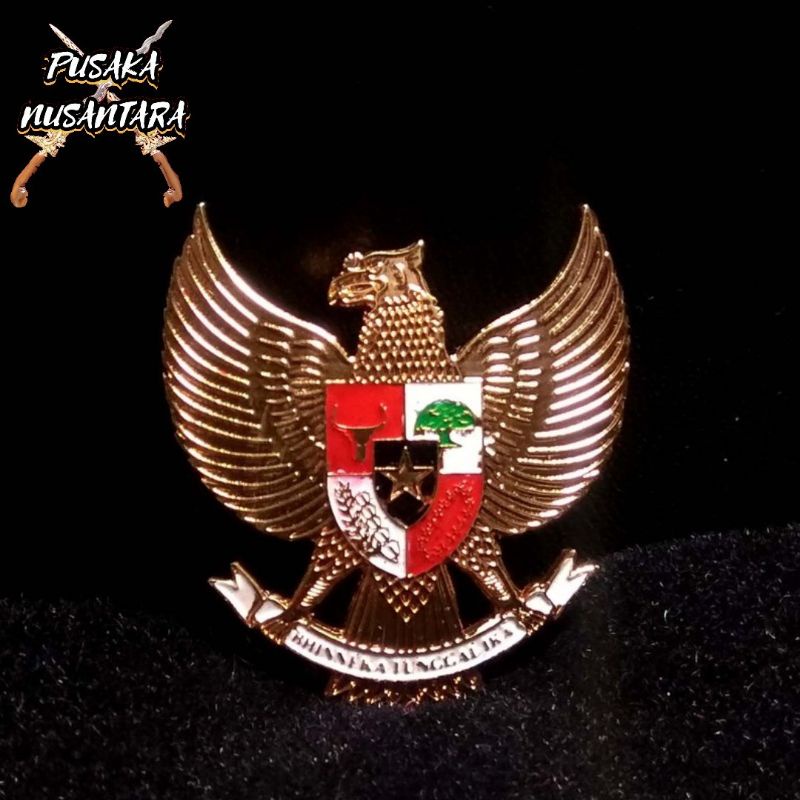 Jual Bros Pin Simbol Logo Burung Garuda Pancasila Merah Putih Murah