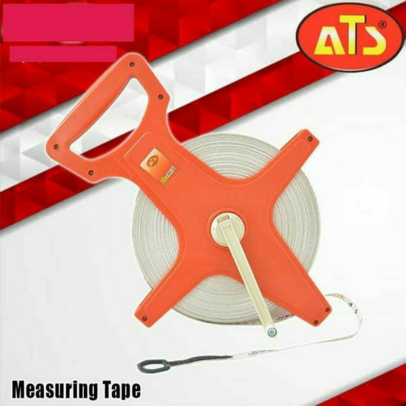 Jual Rol Meter Fiber Meteran Tancap 50 Meter | Shopee Indonesia